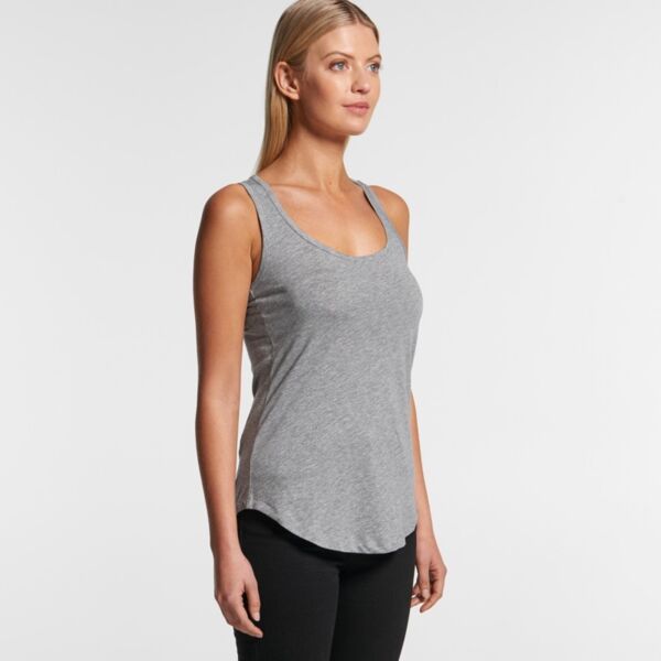 Womens Yes Racerback Singlet Thumbnail