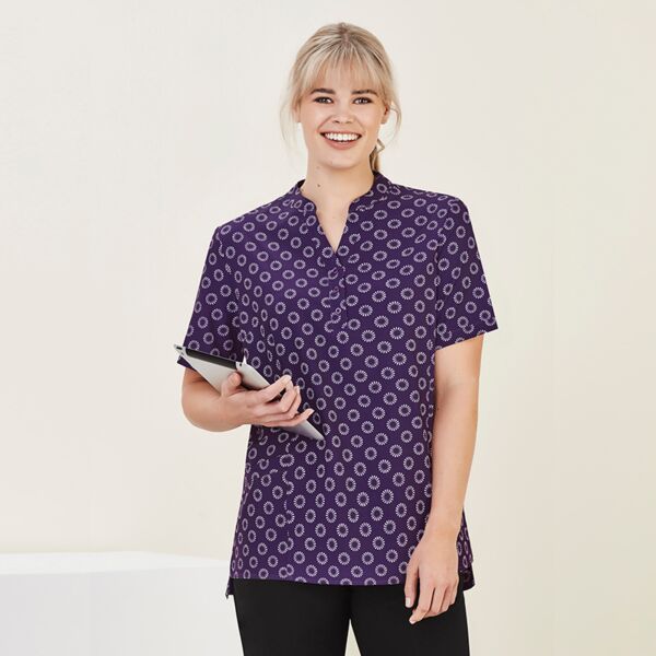 Womens Easy Stretch Daisy Print Tunic Thumbnail